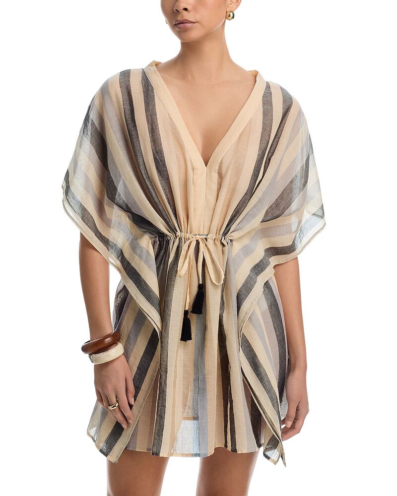 エコー レディース トップス シャツ Echo Cabana Caftan Swim Cover-Up Black ブラック｜ReVida 店
