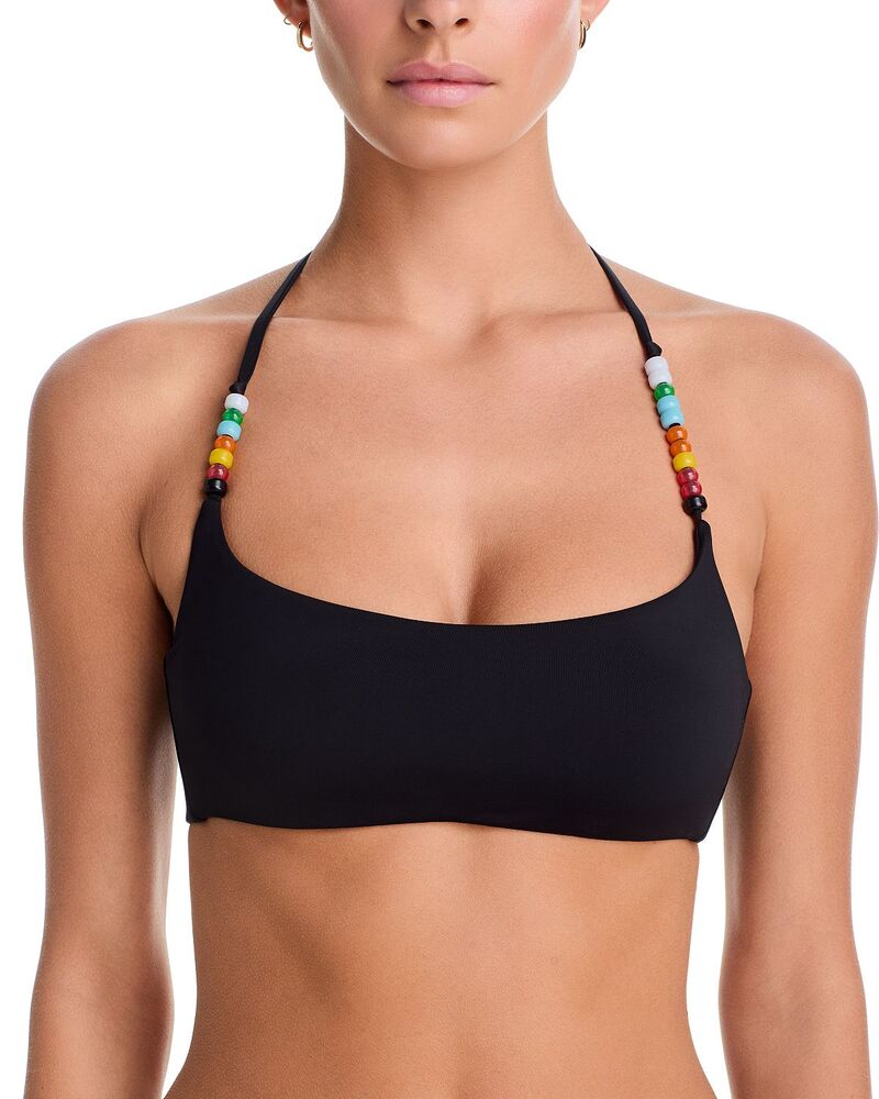 スタウド レディース 水泳着 いの一番のみ STAUD Laird Bikini Top Black 黒いこと