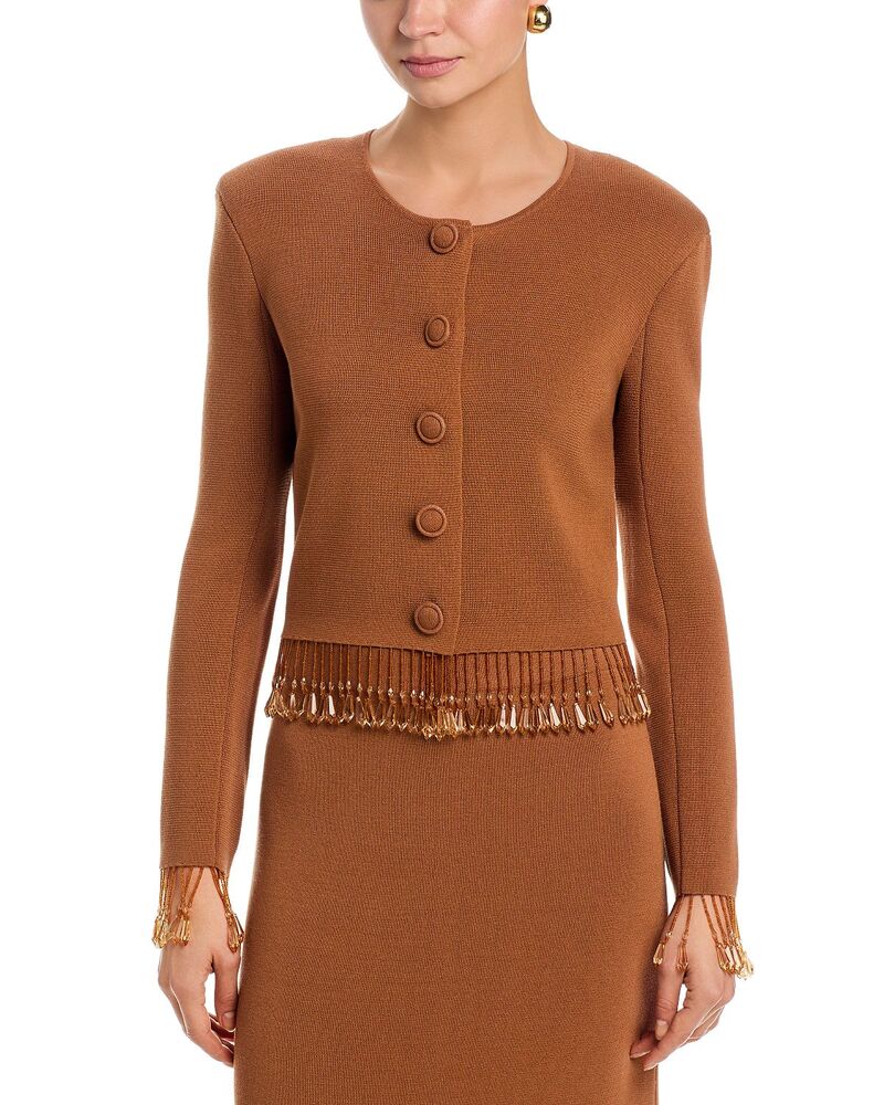 バイマレンバーガー レディース アウター ジレー By Malene Birger Shelly Cardigan Brown 赤銅色