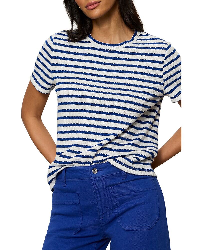 サンクチュアリー レディース トップス Tシャツ Sanctuary Perfectextured Striped Tee Riviera Stripe ストライプ｜ReVida 店