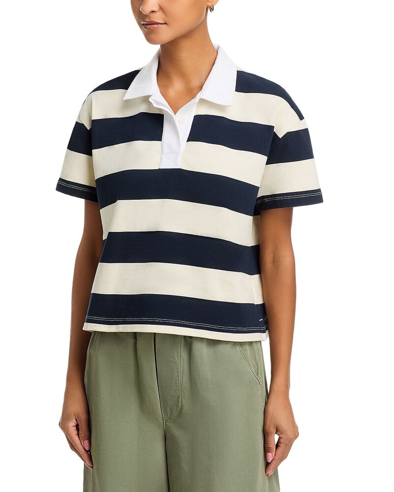 ラグアンドボーン レディース トップス スポーツシャツ rag \u0026 bone Kelly Stripe Polo Shirt Navy Multi 米国海軍
