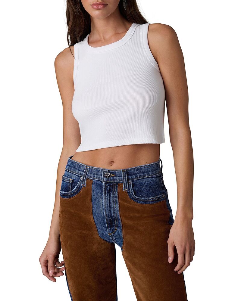 ジョーズジーンズ レディース トップス 貯蔵タンクとっ始め Joe\u0027s Jeans The Ranch Tank White 白いこと タンクトップ-レディースファッション