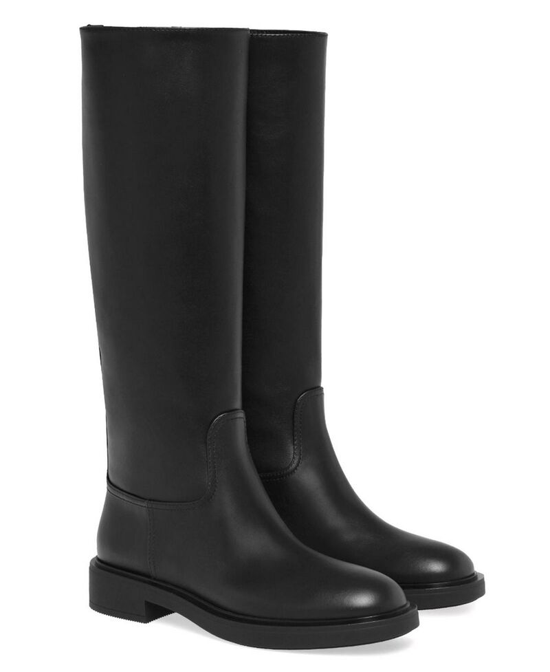 ジャンヴィト ロッシ レディース シューズ ブーツ・レインブーツ Gianvito Rossi Women\u0027s Ascott Boots Black Calf Leather 黒いこと