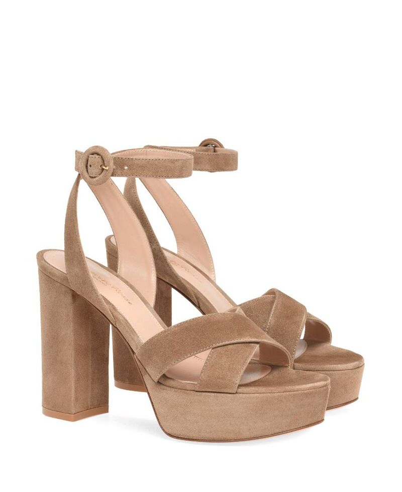 ジャンヴィト ロッシ レディース シューズ サンダル Gianvito Rossi Women\u0027sabrina Sandals Brown Suede 赤銅色