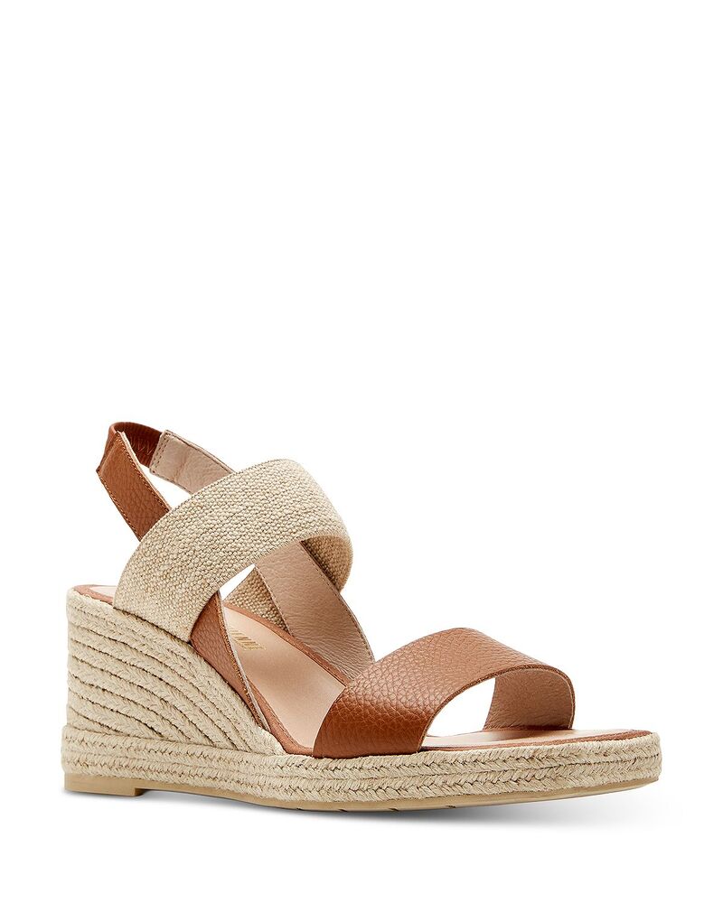 ラカナディアン レディース シューズ サンダル La Canadienne Women's Rosemary Espadrille Wedge Sandals Cognac|ReVida 店