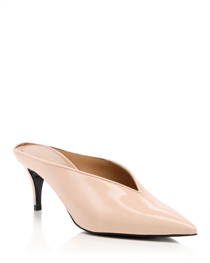 ステラマッカートニー レディース シューズ パンプス 踵 Stella McCartney Women\u0027s Brushed Heel Mule Pumps 6900 Balle