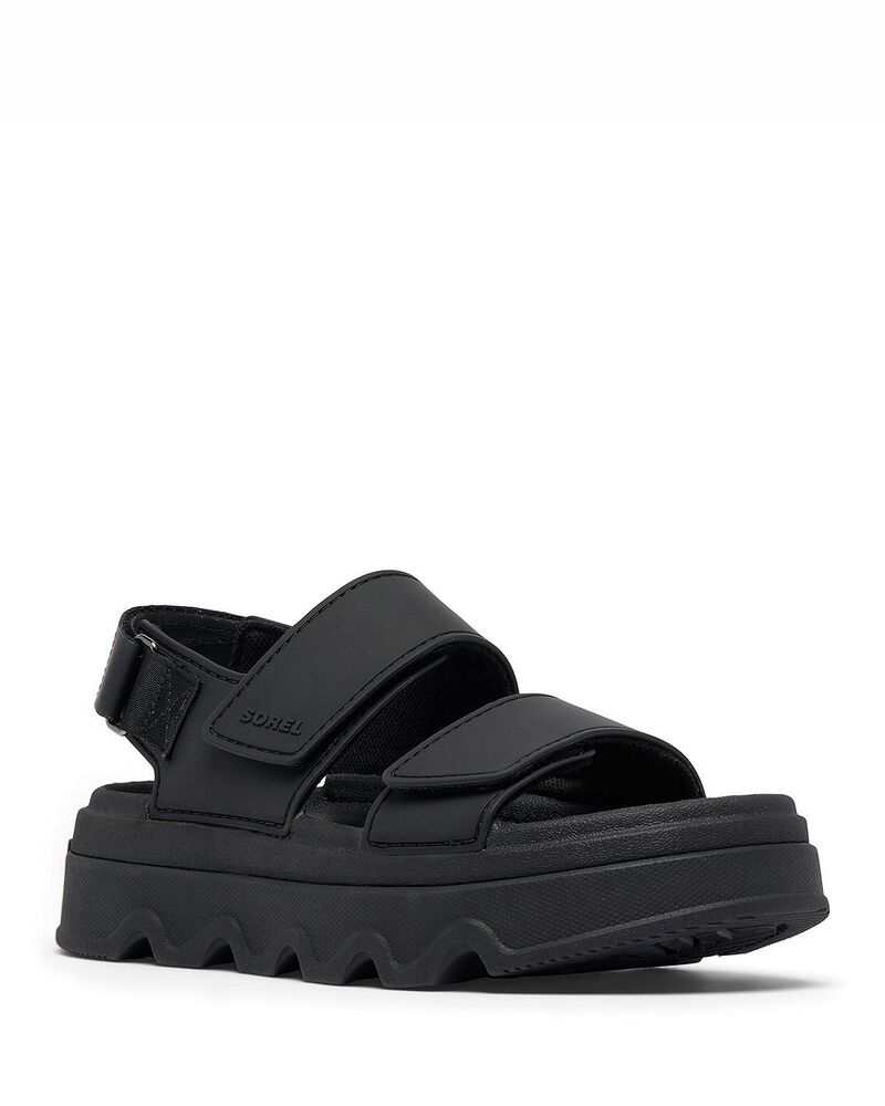 ソレル レディース シューズ サンダル Sorel Women\u0027s Kinetic Sunchase Sandals Black/Sea Salt 黒いこと