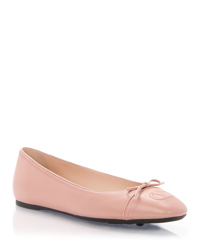 ヴァレンティノ レディース シューズ パンプス Valentino Garavani Women's Ballet Flats Cream Leather クリーム｜ReVida 店