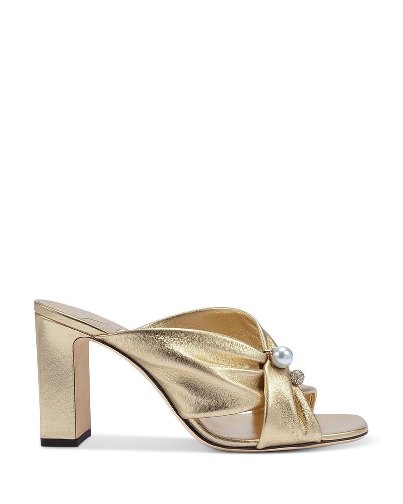 ジミーチュー レディース シューズ サンダル Jimmy Choo Women\u0027s Rafi 85 Sandals Gold ゴールド