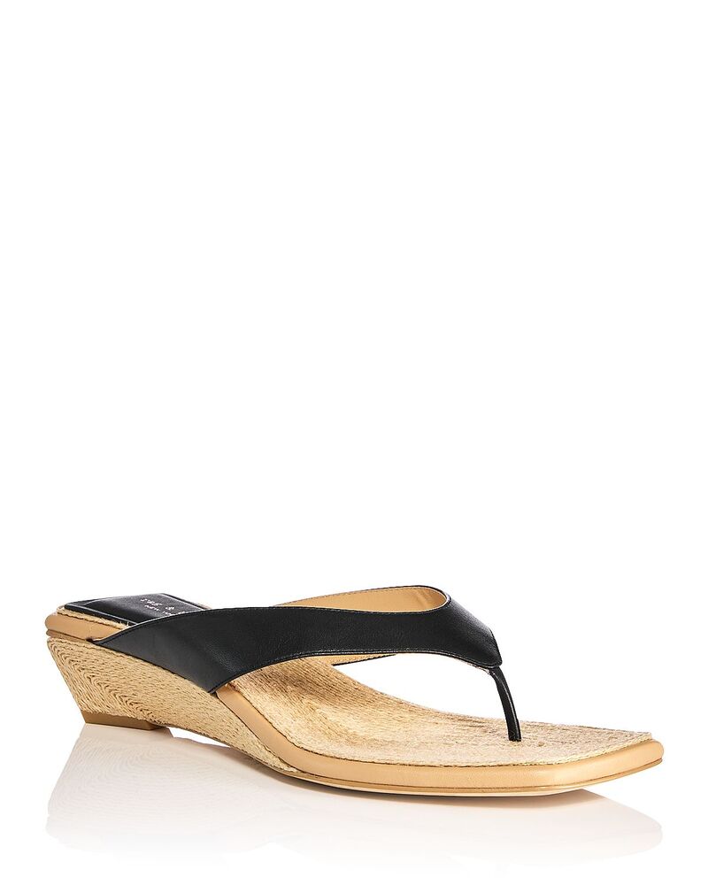 ラグアンドボーン レディース シューズ サンダル rag \u0026 bone Women\u0027s Jo Thong Wedge Sandals Black Natural Jute 黒いこと