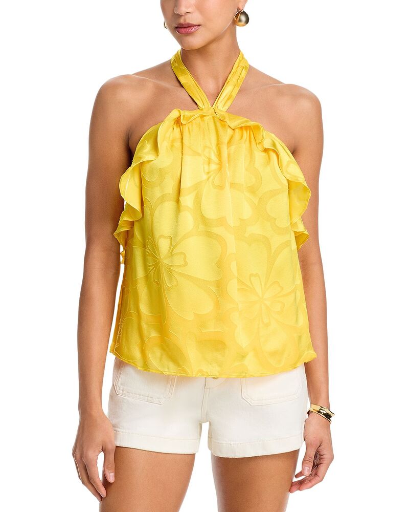 レイミー ブルック レディース トップス プルオーバー ホルター Ramy Brook Talia Burnout Halter Top Sunshine Burnout