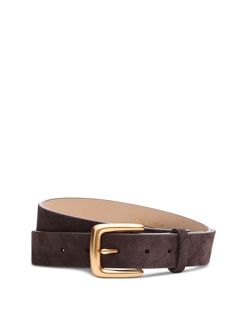 ラグアンドボーン レディース 付属物 三尺帯 スエードクロス rag \u0026 bone Women\u0027s Cassie Suede Belt Dark Chocolate Suede 黒茶