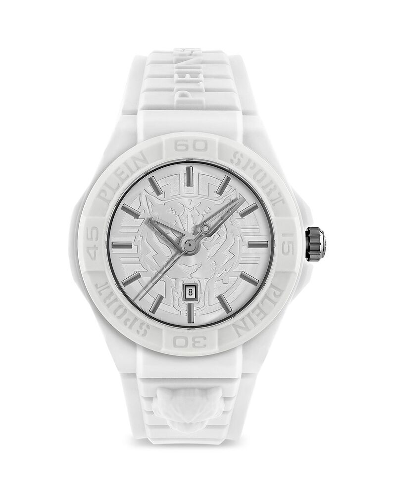 プレイン スポーツ レディース アクセサリー 腕時計 Plein Sport New Fearlessilicone Watch 46mm White ホワイト｜ReVida 店 39,520円