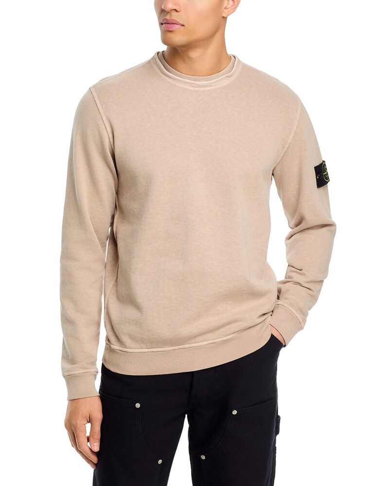 ストーンアイランド メンズ アウター パーカー・スウェット シャツ フリース Stone Island Malfil Fleece Sweatshirt Desert Sand サンド｜ReVida 店
