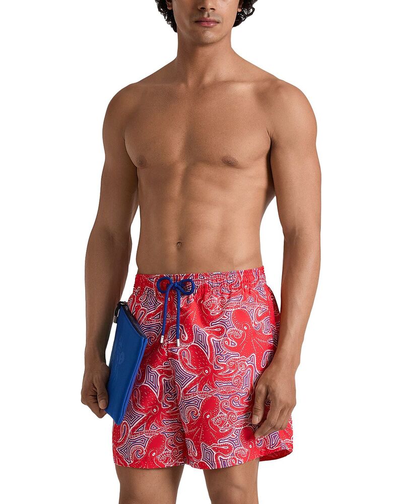 ヴィルブレクイン メンズ 海水着 二分の一ズボン下・さる股引き 遊撃手ズボン下 Vilebrequin Hypnoctopus 5.9 Swim Shorts Poppy
