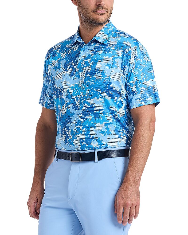 ロバートグラハム メンズ トップス ポロシャツ Robert Graham Parkston Ice Camo Polo Shirt Light Blue ブルー|ReVida 店