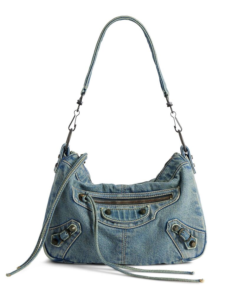 バレンシアガ メンズ 御徒面子 Balenciaga Le City Moto Small Blue 青碧