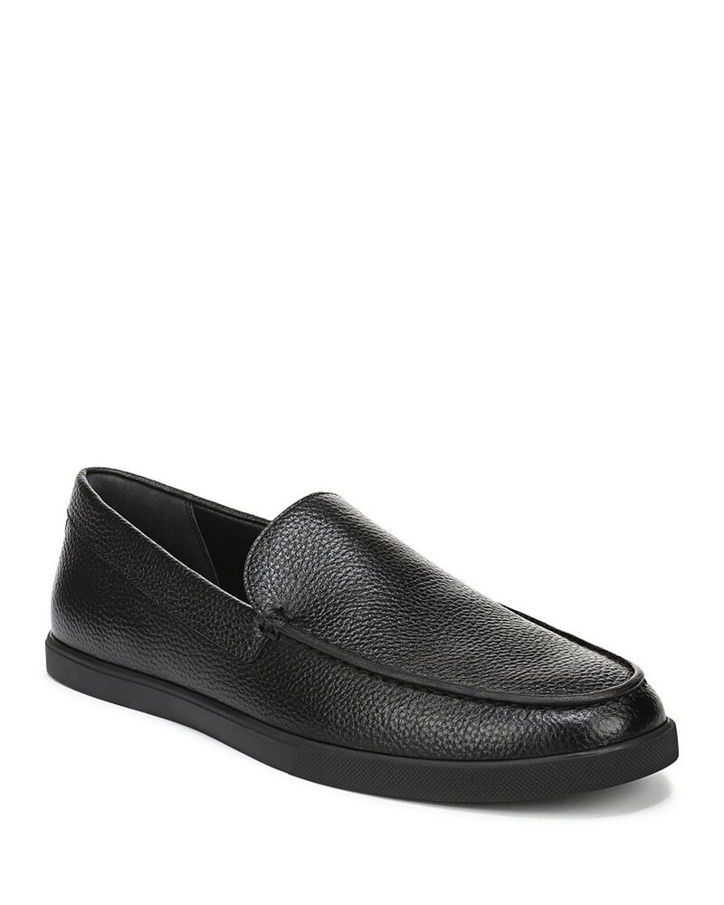 ヴィンス メンズ シューズ スリッポン・ローファー Vince Men\u0027sonoma II Loafers Black Leather 黒いこと