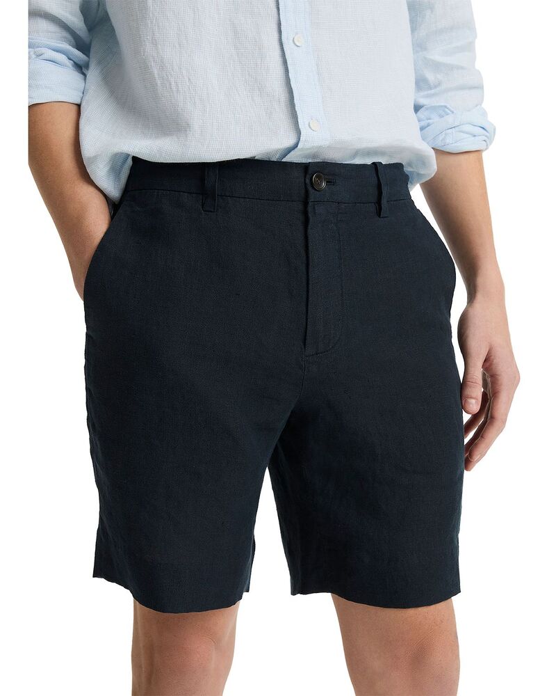 ヴィンス メンズ ボトムス 二分の一ズボン下・さる股引き 遊撃手ズボン下 リネン Vince Linen Flapocket Shorts Coastal