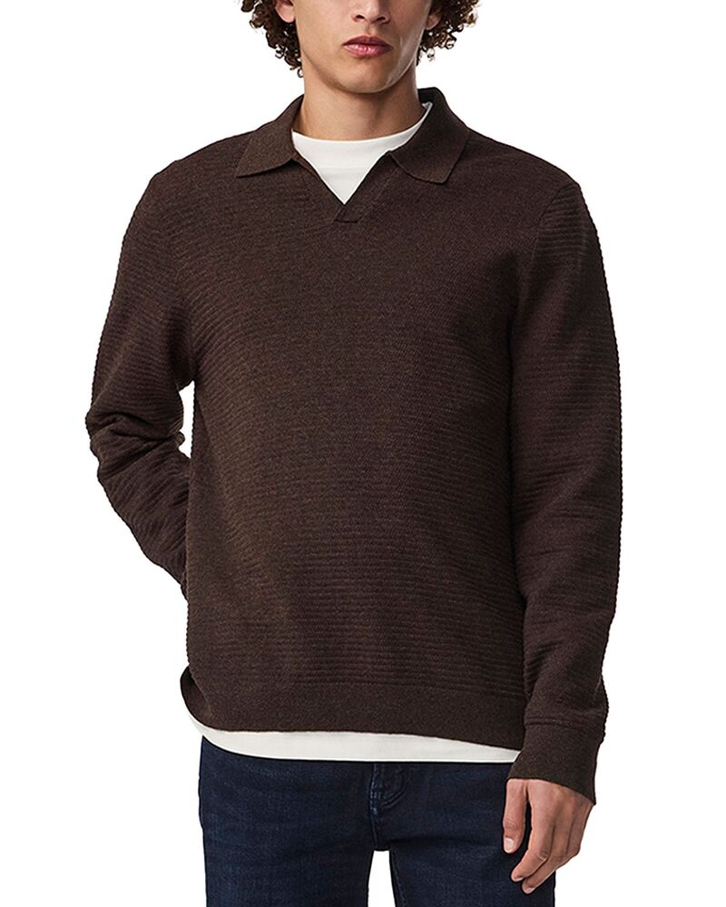 NN07 メンズ アウター 編み物・プルオーバー スポーツシャツ NN07 Paulong Sleeve Sweater Polo Demitasse
