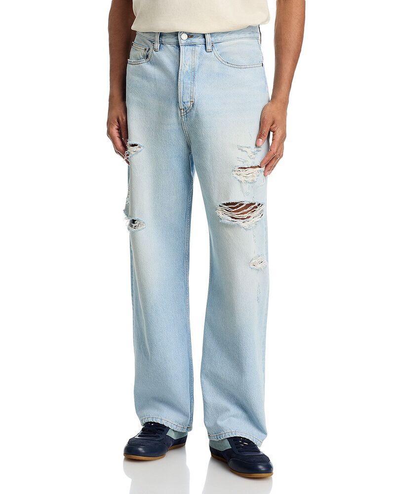 ひな形 メンズ ボトムス ジーンズズボン下 デニム FRAME Baggy 31 Jeans Midway Destructed