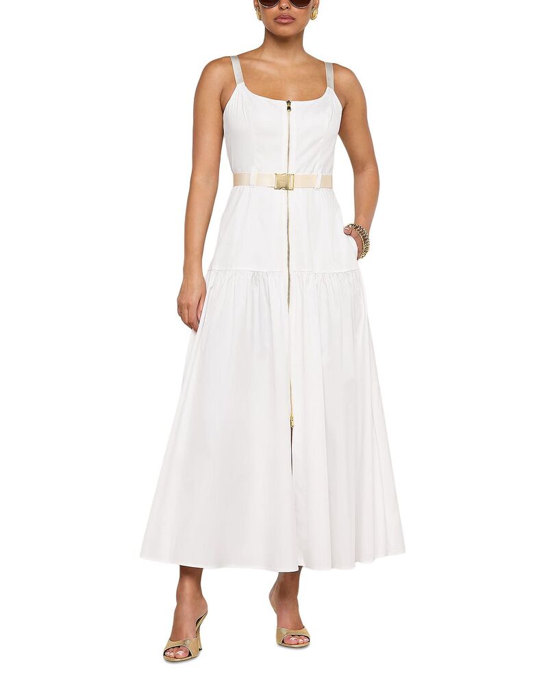 ラジャンス レディース トップス 衣装 L\u0027AGENCE Rima Zipperedress White 白いこと