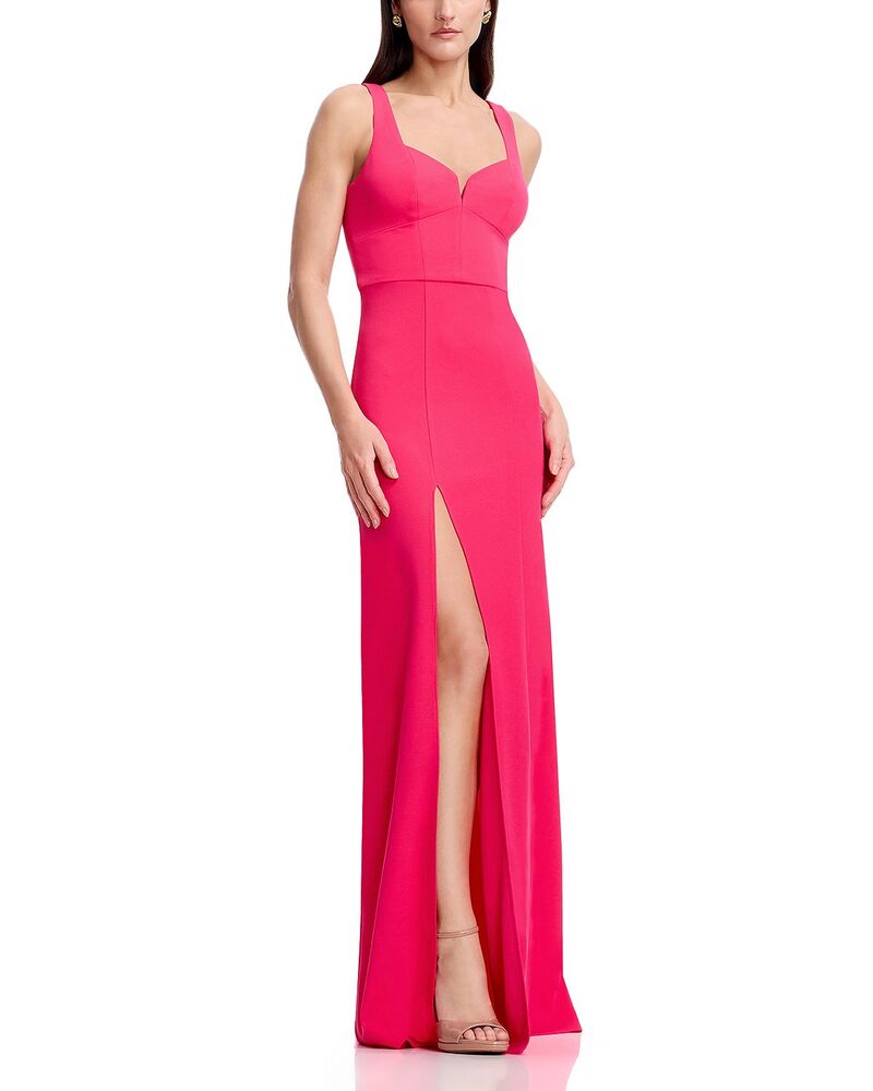 ドレスザポプレーション レディース トップス 衣装 Dress the Populationettie High Slit Dress Begonia