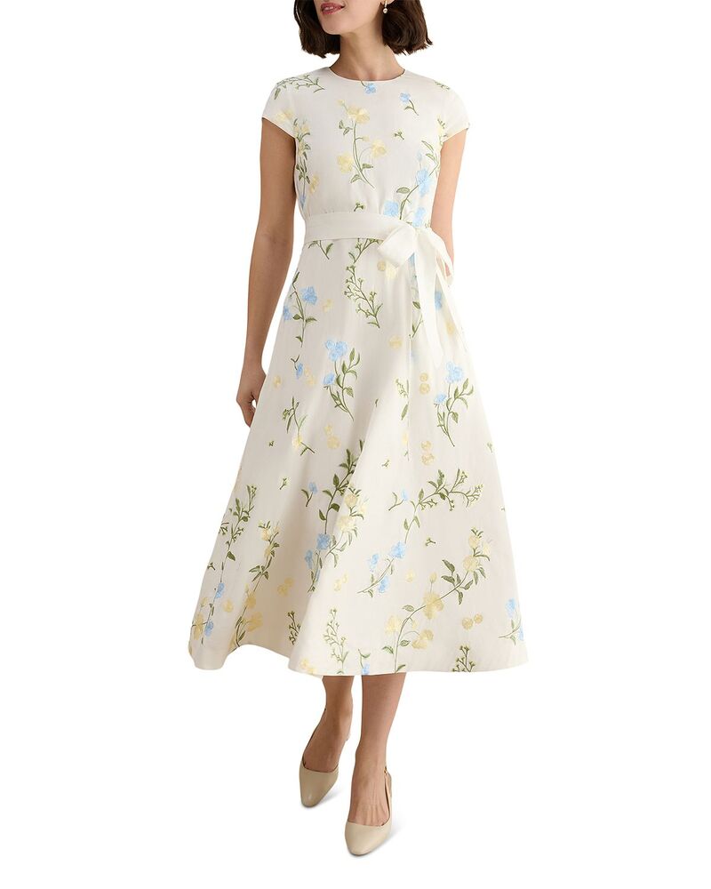 ホッブス英国の首都 レディース トップス 衣装 HOBBS LONDON Linda Dress Ivory Multi 象牙色