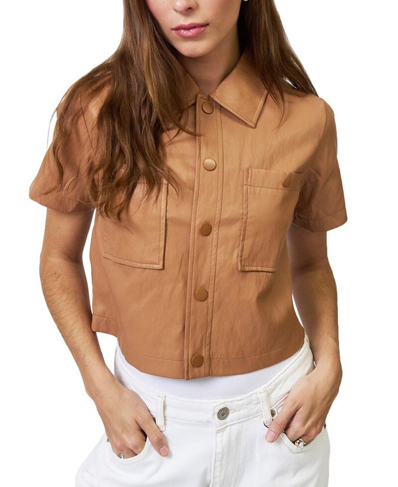セントラルパークウェスト レディース アウター 上衣・上衣 チェルシー クロップド Central Park West Women\u0027s Chelsea Cropped Jacket Chocolate 黒茶