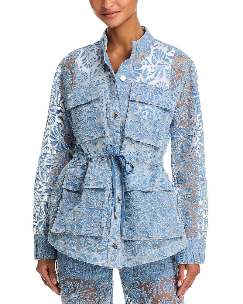 ヴェロニカ ベアード レディース アウター 上衣・上衣 御花柄 御花 Veronica Beard Lane Burnout Floral Jacket Lakeshore