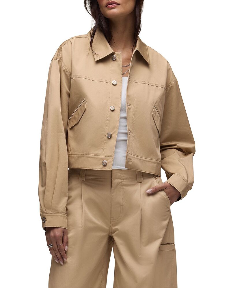 ハドソン レディース アウター 上衣・上衣 Hudson Gigi Swing Trucker Jacket Almond