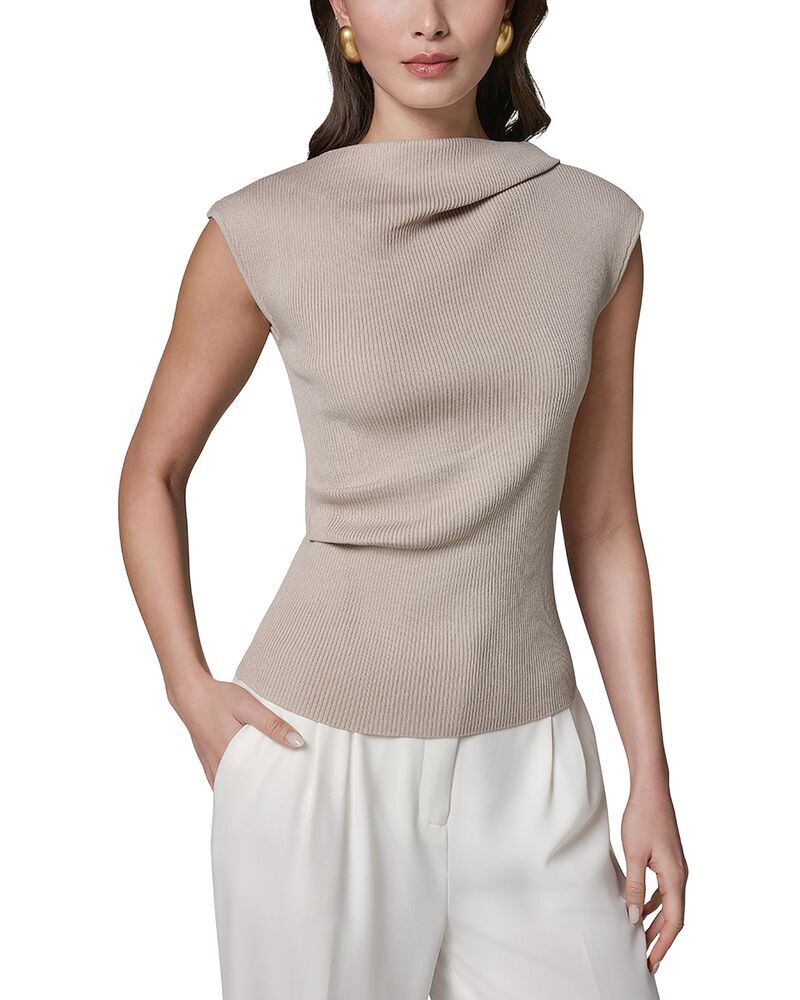 ダナ キャラン ニューヨーク州 レディース アウター 編み物・スウェーター 非対称 Donna Karanew York Asymmetric Sweater Top Sisal