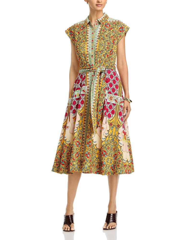 エリータハリ レディース トップス 衣装 刷り上げる Elie Tahari The Fran Baroque Print Dress Baroque Print