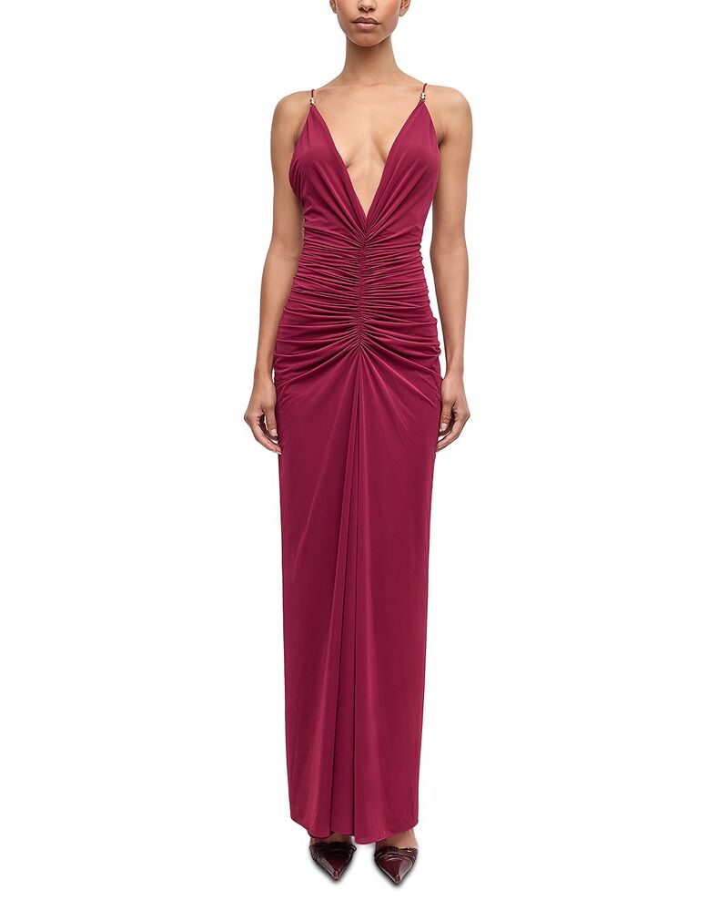 ロニーコボ レディース トップス 衣装 ギャザー Ronny Kobo Anya Ruched Gown Blackberry