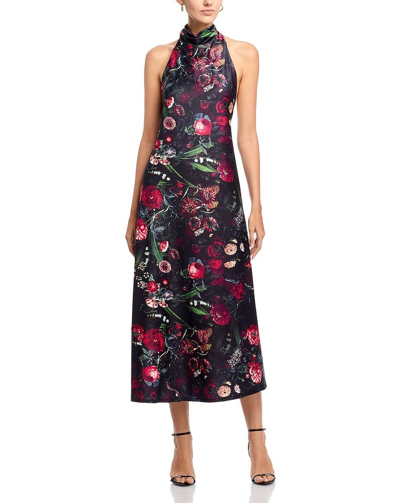 エリアスターズ レディース トップス 衣装 midi プルオーバー ホルター Area Stars Halter Midi Jersey Dress Black Garden 黒いこと
