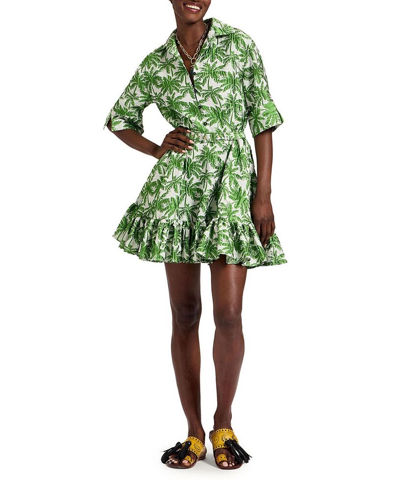 ラ・ダブル・ジェイ レディース トップス 衣裳 ミニ La DoubleJ San Pietro Mini Dress Tropicana White 白いこと