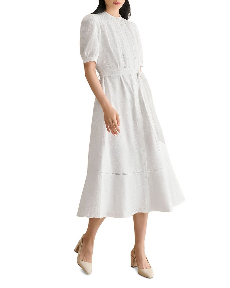 ホッブス英国の首都 レディース トップス 衣装 HOBBS LONDON Amani Dress White 白いこと