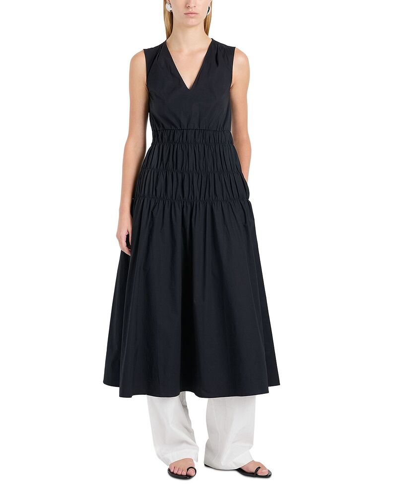 プロエンザ スクーラー レディース トップス ワンピース Proenza Schouler White Labeloren Dress in Poplin Black ブラック|ReVida 店