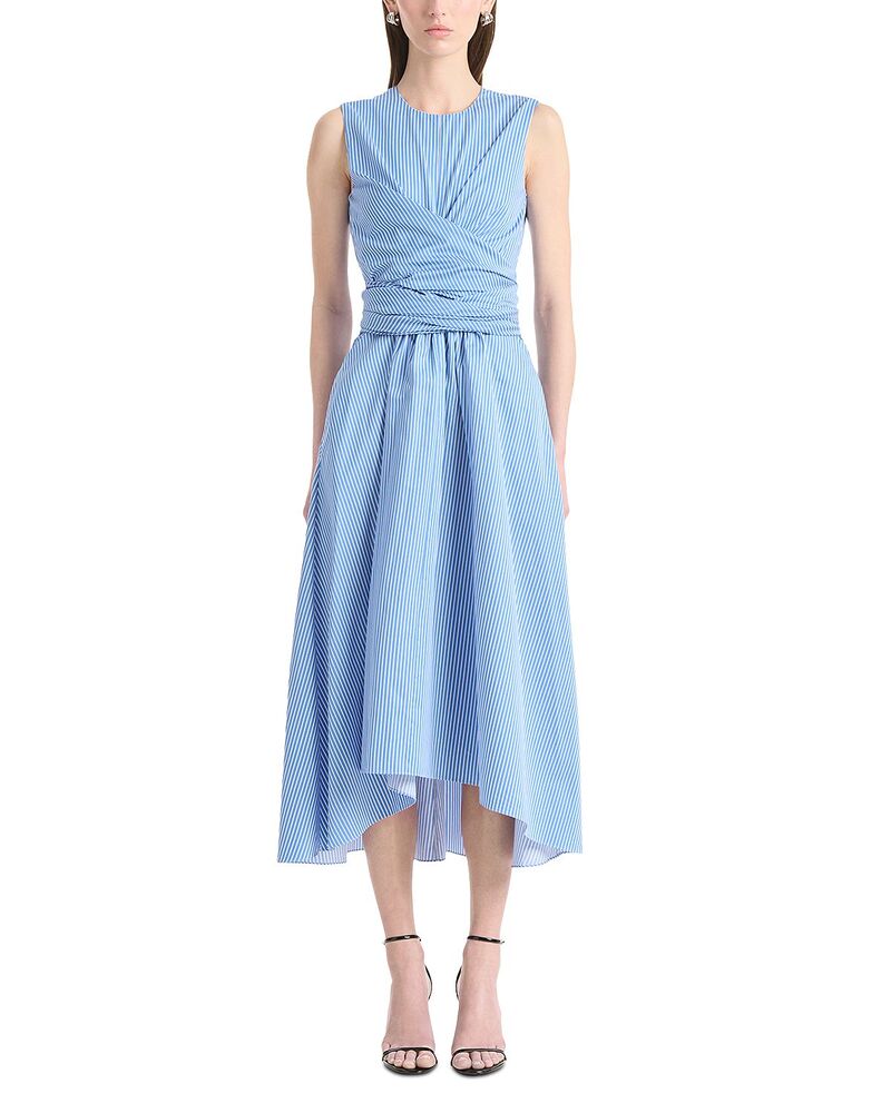 アルチュザラ レディース トップス 衣裳 Altuzarra Penny Stripe Dress Azure Stripe 縞模様