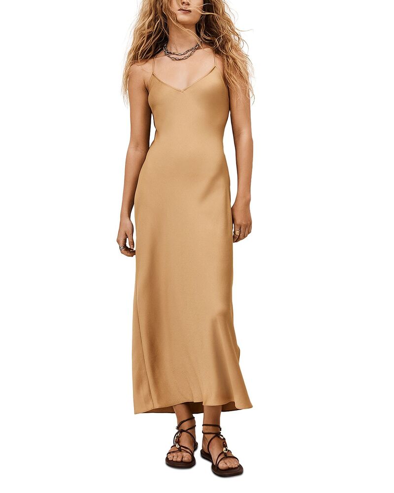 バッシュ レディース アンダー御召しもの ナイト爵御召しもの ba\u0026sh Robe Ciana Dress Camel 駱駝