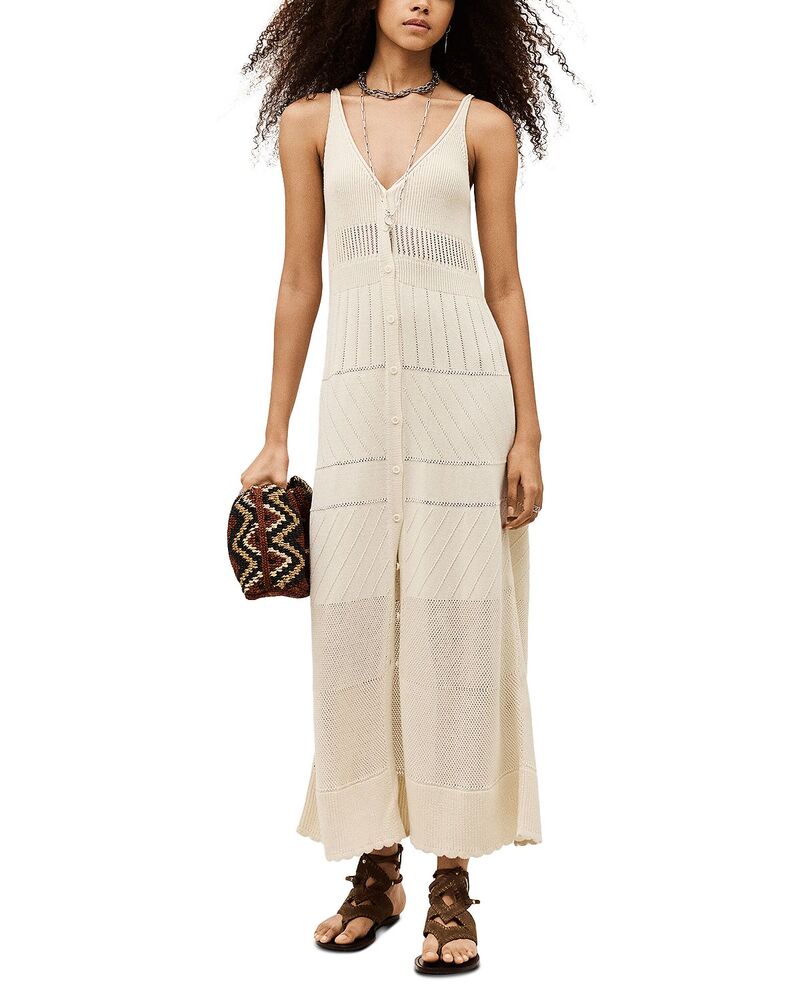 バッシュ レディース アンダー御召しもの ナイト爵御召しもの ba\u0026sh Robe Joelle Dress Off White 象牙色