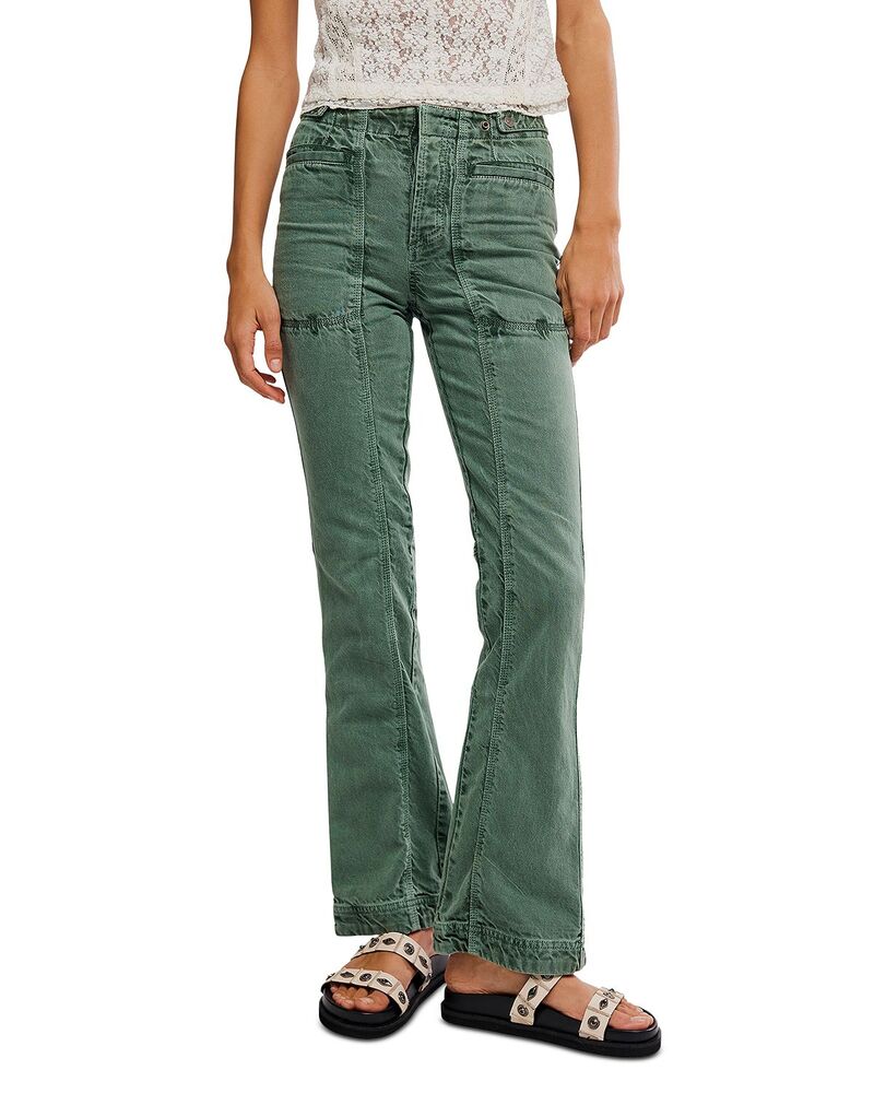 フリーピープル レディース ボトムス ジーンズズボン下 ブーツとり捨てる ブーツ デニム Free People Venus High Rise Bootcut Jeans インチ Forest Run Forest Run フォレスト