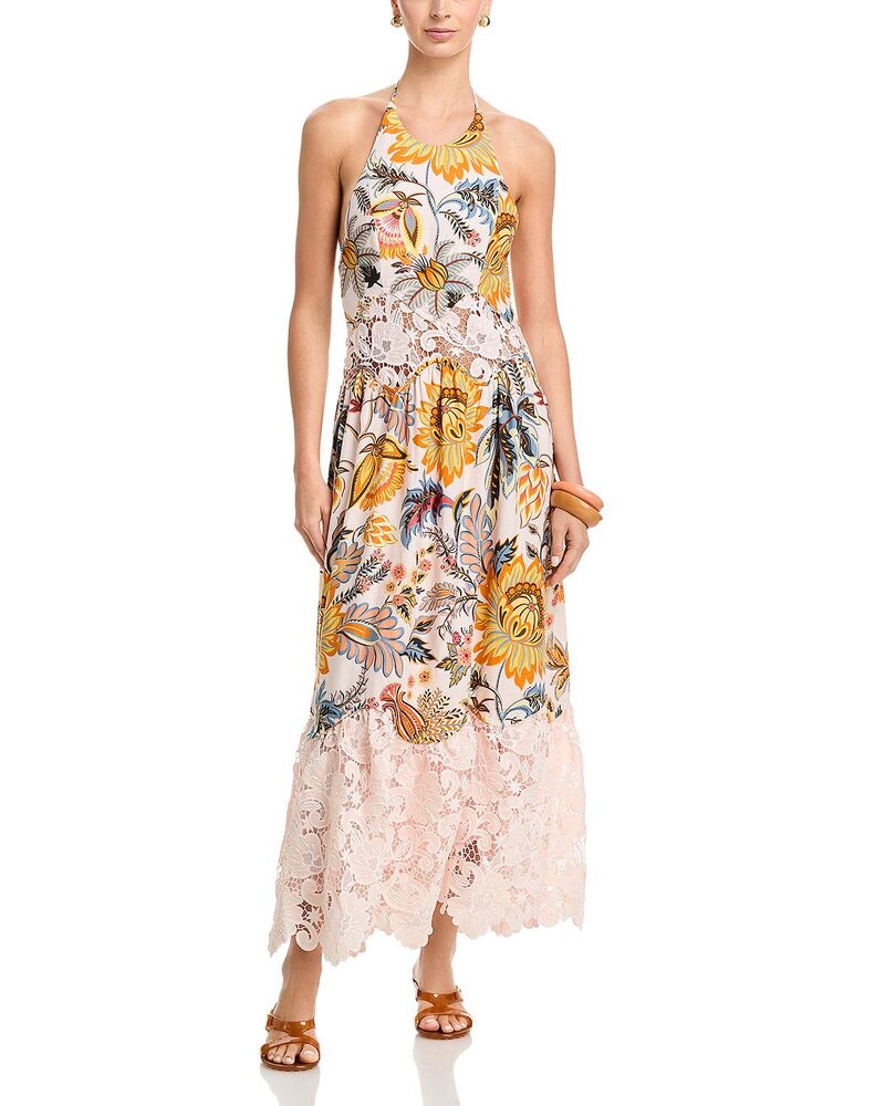 ファーム レディース トップス ワンピース ホルター FARM Rio Ligia Halter Dress Ligia Floral｜ReVida 店