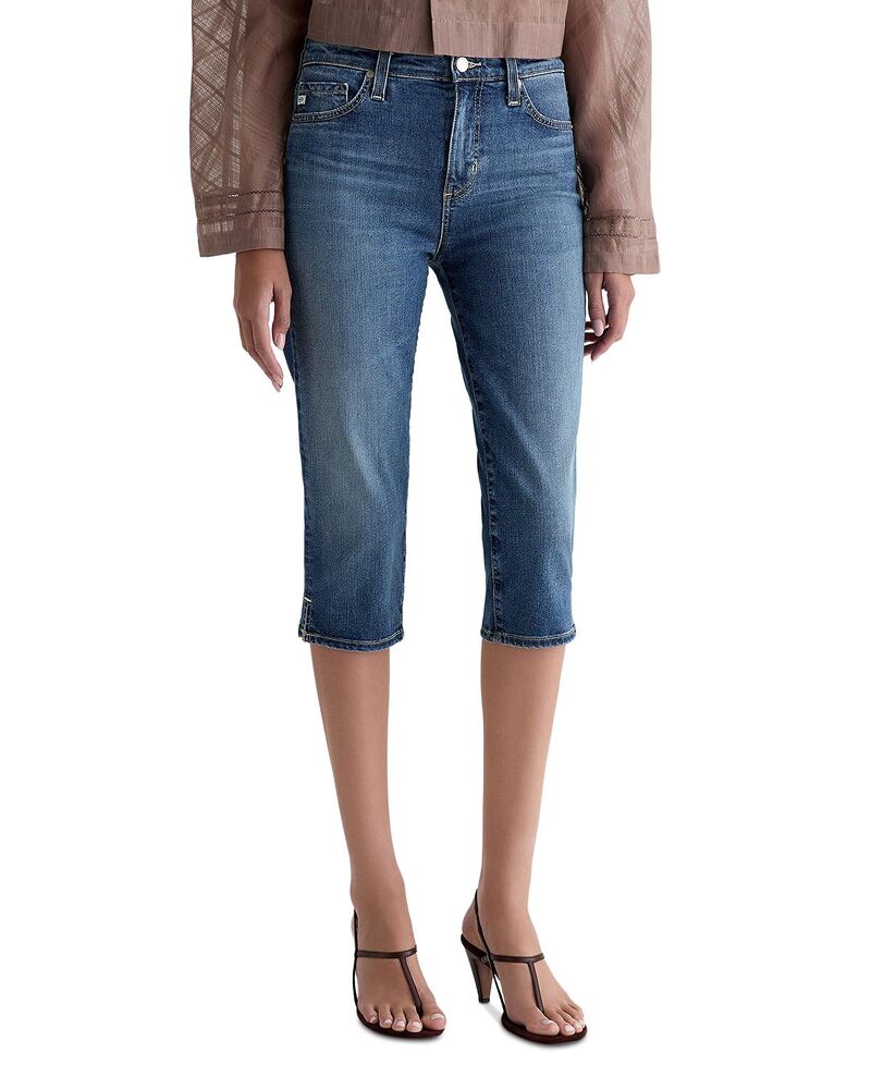 エージー レディース ボトムス ジーンズズボン下 旗がしら デニム AG Foxy Maisie Mid Rise Capri Jeans インチ Foxy