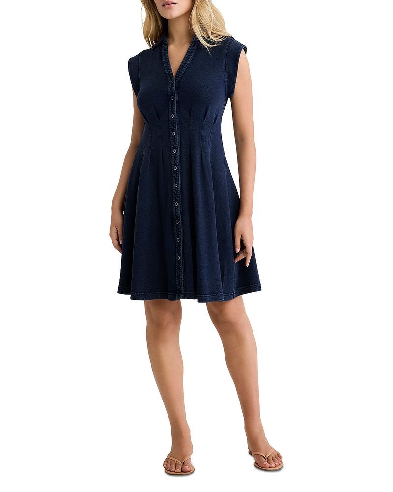 ニックプラスゾーイ レディース トップス 衣裳 パイル NIC+ZOE French Terry Rory Dress Dark Indigo インディゴ