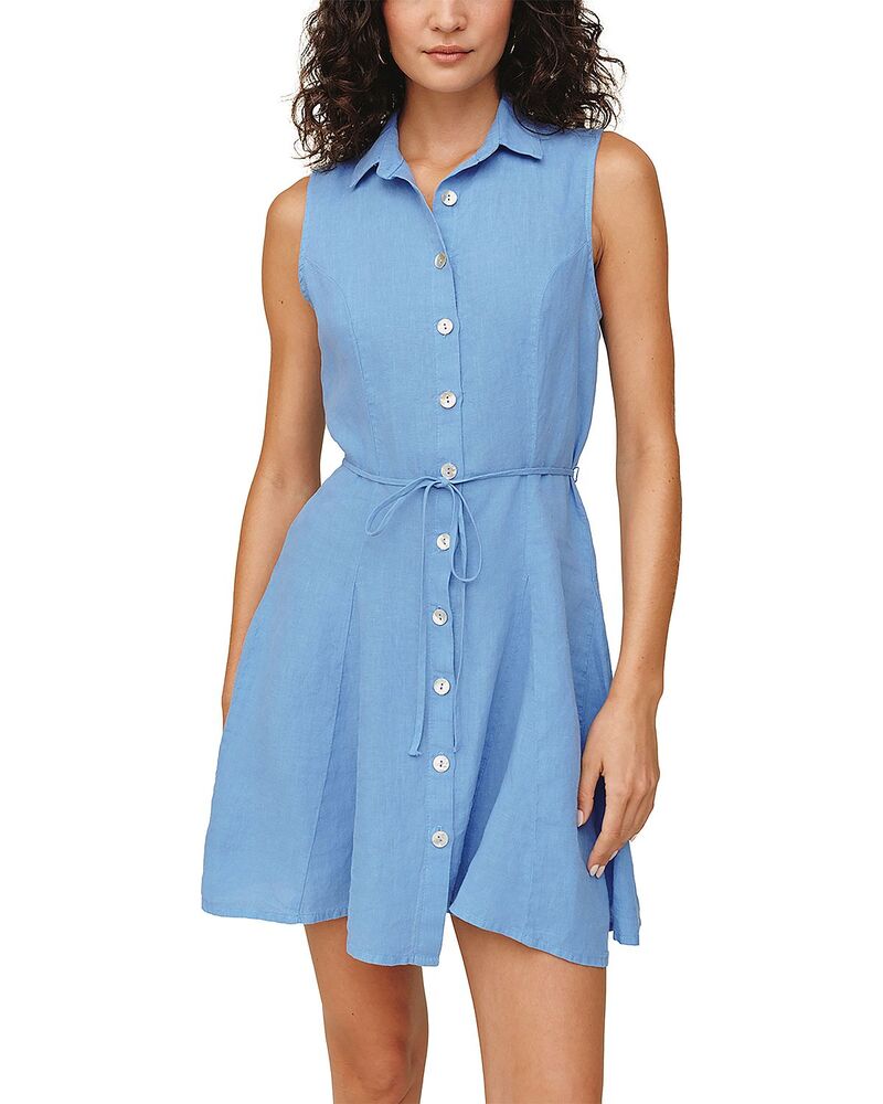 ベラダール レディース トップス シャツ ノースリーブ Bella Dahl Sleevelesseamed Shirt Dress Ocean Blue ブルー｜ReVida 店
