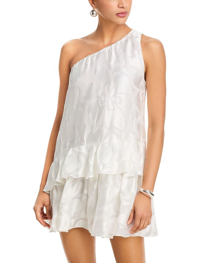 レイミー ブルック レディース トップス ワンピース ミニ Ramy Brook Solene Mini Dress Ivory Burnout アイボリー|ReVida 店