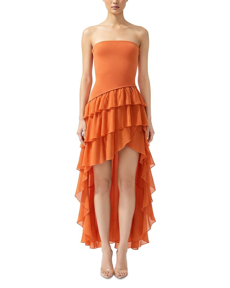 ロニーコボ レディース トップス 衣裳 フラウンス Ronny Kobo Ambra Ruffledress Apricot 杏