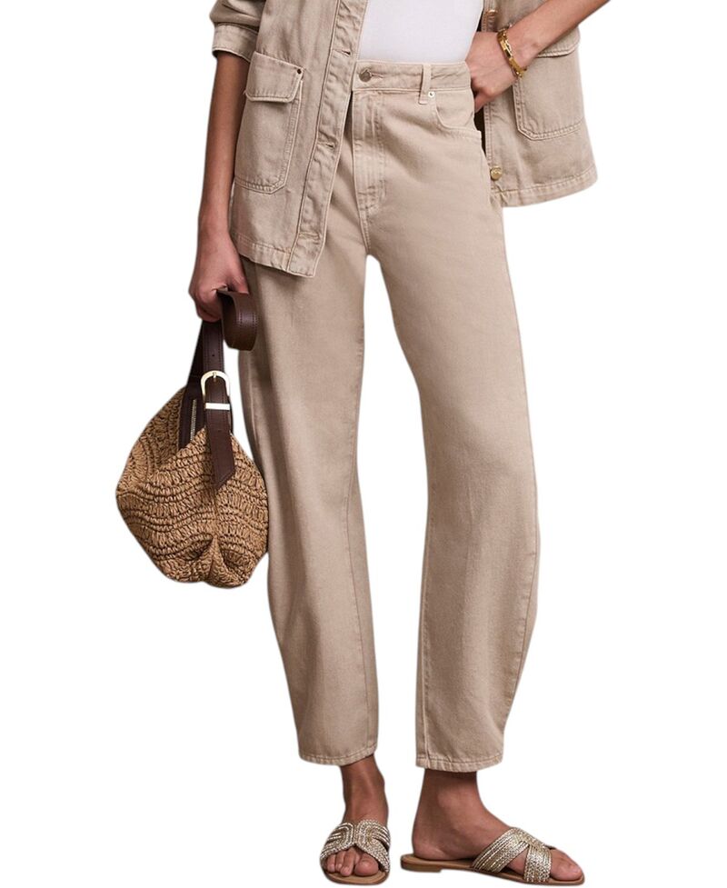 ミルトンベルベット レディース ボトムス ジーンズズボン下 デニム Mint Velvet Women\u0027s Netural Balloon Popper Jeansand Wash Neutral 真砂