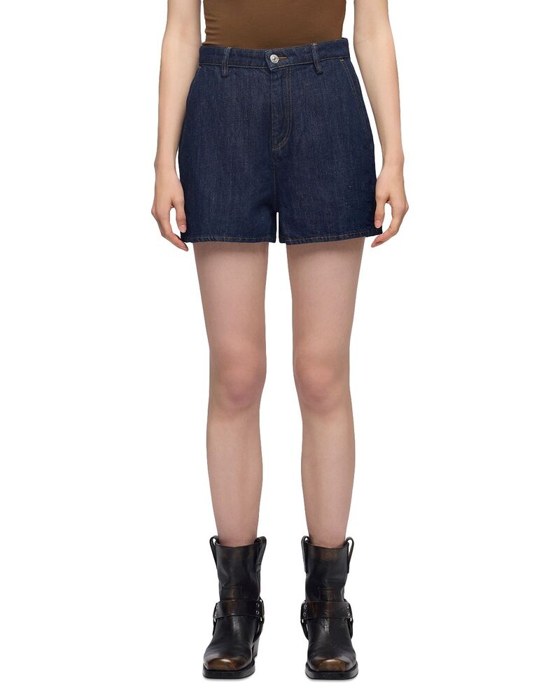 セブンフォーオールマンカインド レディース ボトムス 心地よいズボン下 遊撃手ズボン下 ジーンズ 7 For All Mankindenim Trouser Shorts Blossom ジーンズ